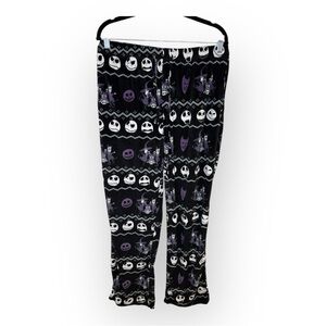 Disney Nightmare Before Christmas Jack Skellington Fleece Pajama Pants Large